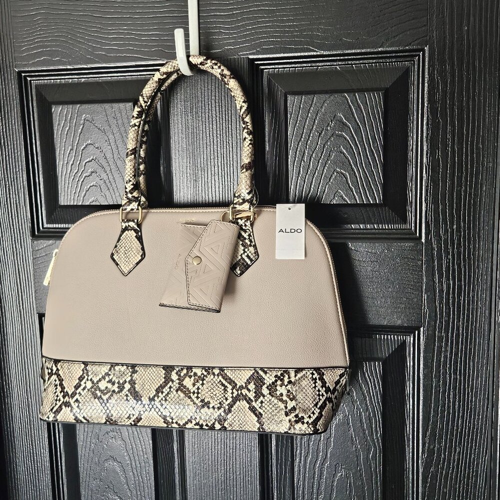 Aldo snakeprint purse